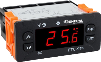 DİJİTAL TERMOSTAT GENERAL ETC-974 ÇİFT PROPLU