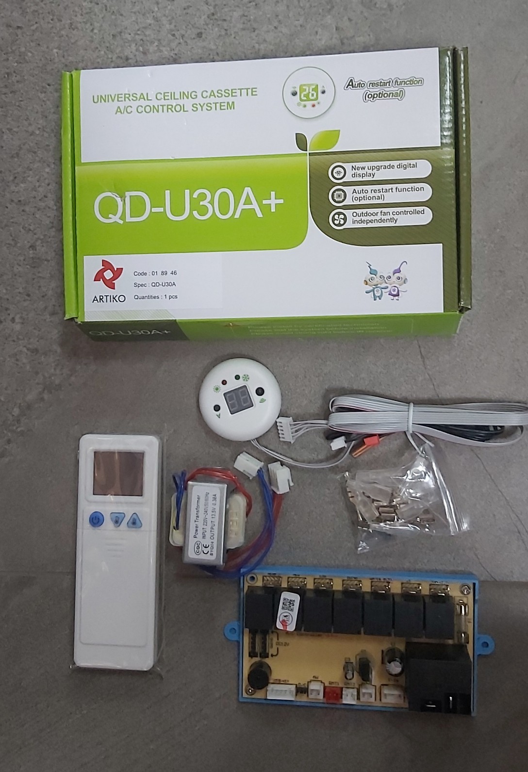 KLİMA ÜNİVERSAL KART QD-U30A+ (KASET TİPİ)