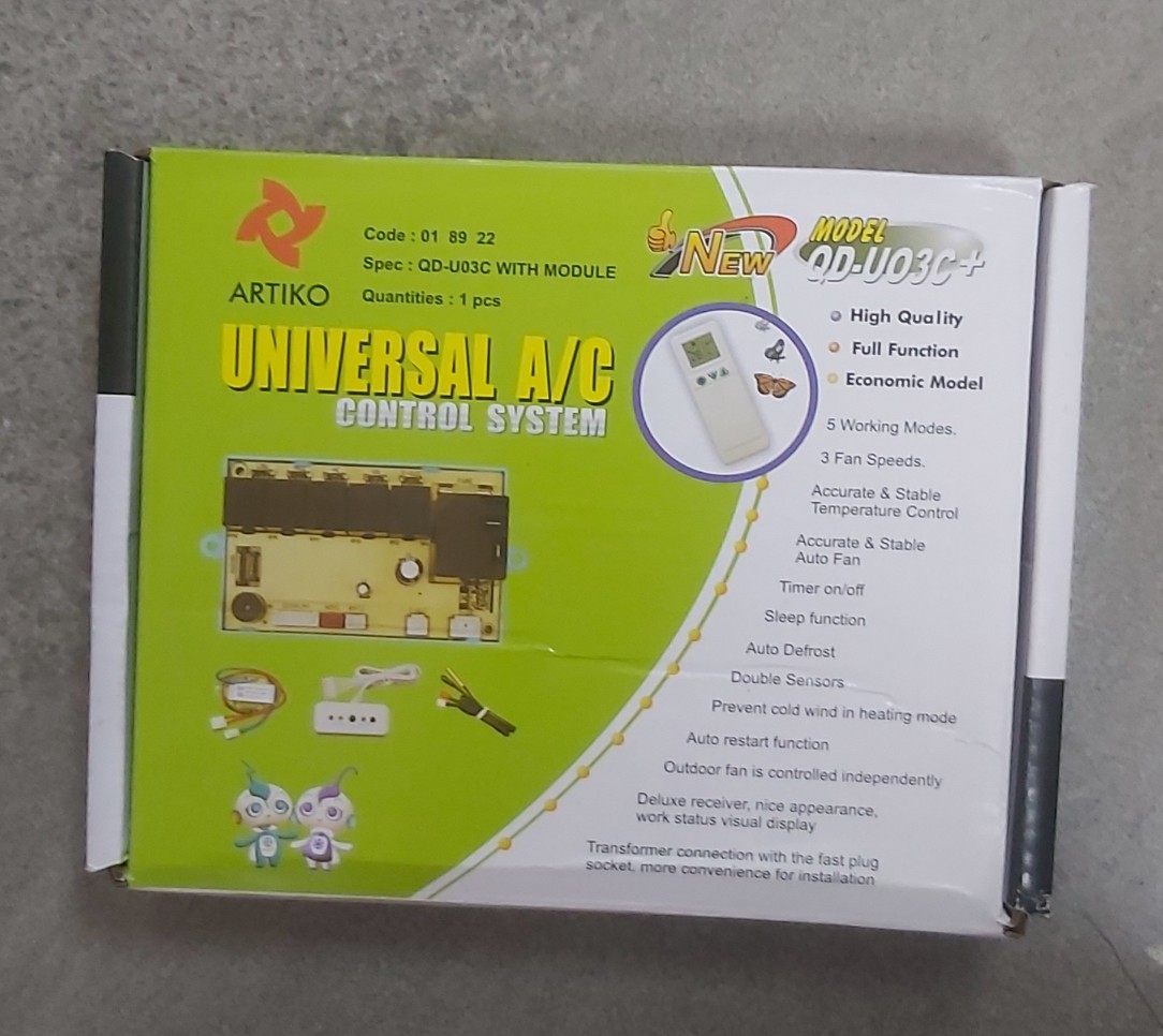 KLİMA ÜNİVERSAL KART SPLİT QD-U03C+