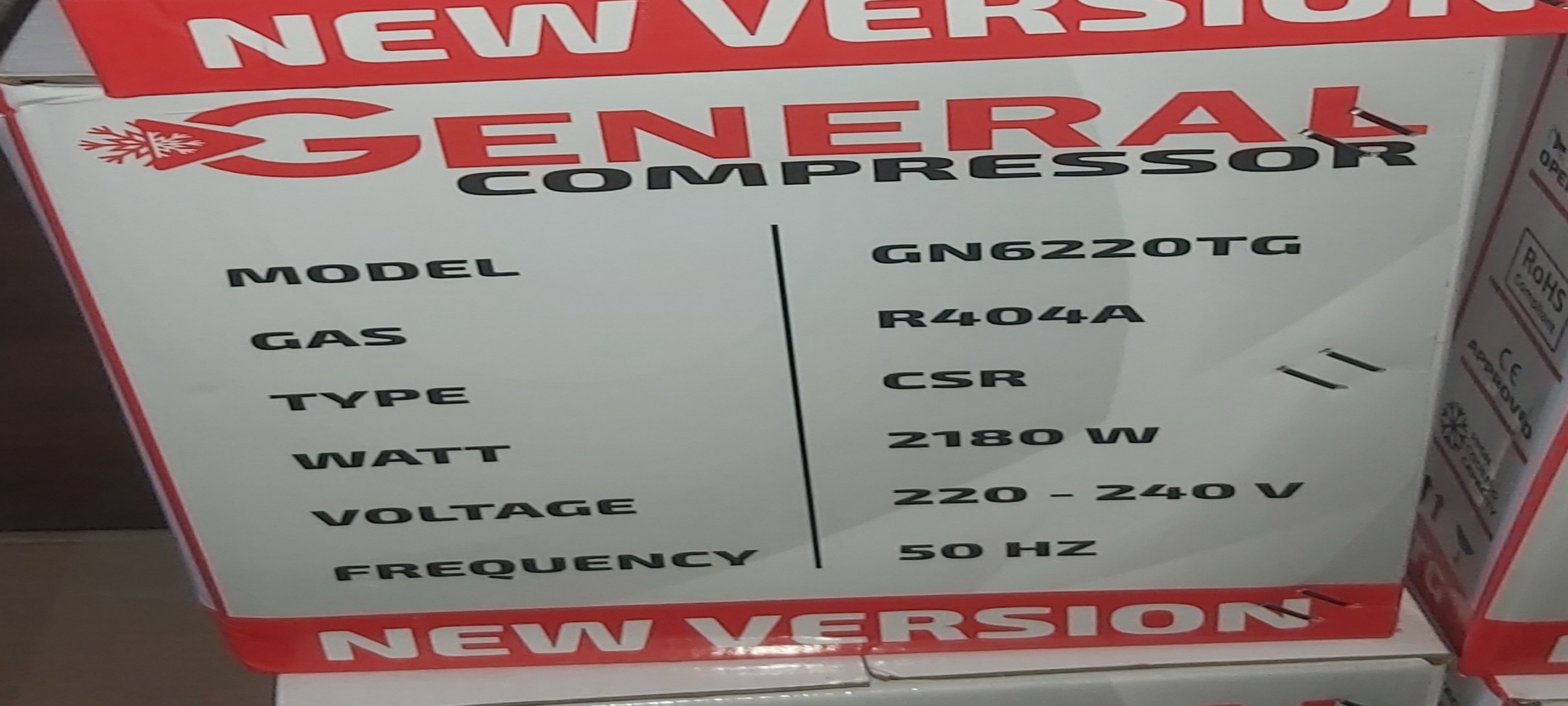 GENERAL R404 GAZLI 2180W 1875 CAL GN6220TG KOMPRESÖR