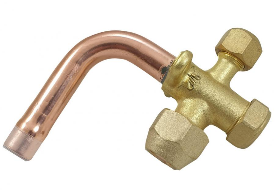 KLİMA YAN VANA VALVE 1/4 R410 EĞİK