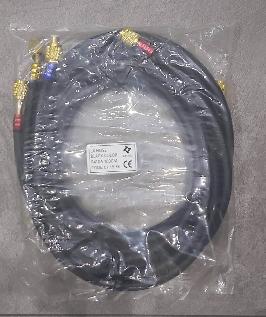 GAZ HORTUM 3LÜ SET 180CM lx hose SİYAH