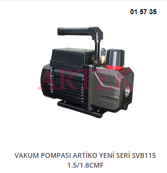 VAKUM POMPASI ARTİKO YENİ SERİ SVB115 1.5/1.8CMF