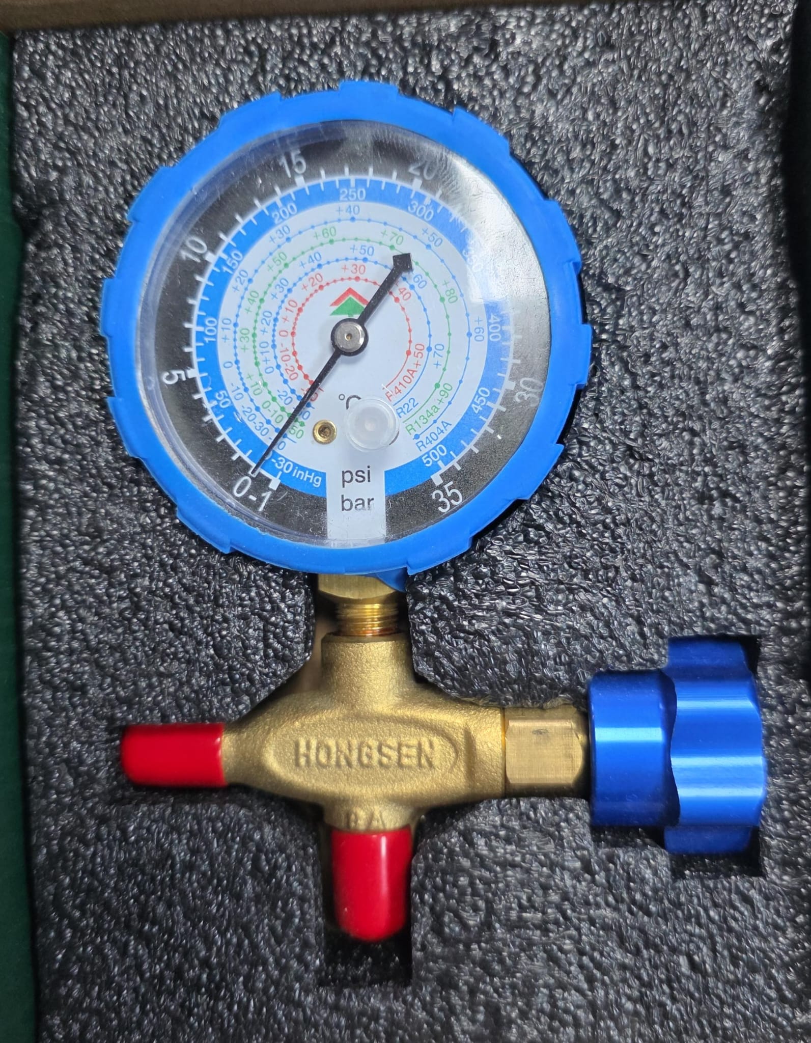 HS-466 1\'Lİ MANİFOLD R-22.R134.R410 MAVİ