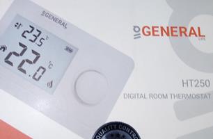 ODA TERMOSTATI KABLOLU GENERAL HT250 BEYAZ